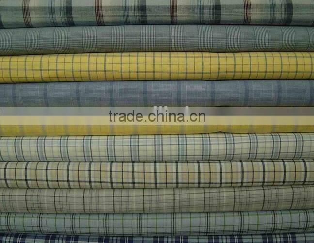 100 cotton yarn dyed fabric