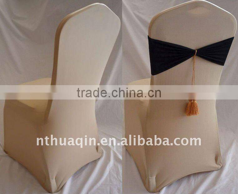 pandex chair cover and cocktail table cover for wedding party and banquet