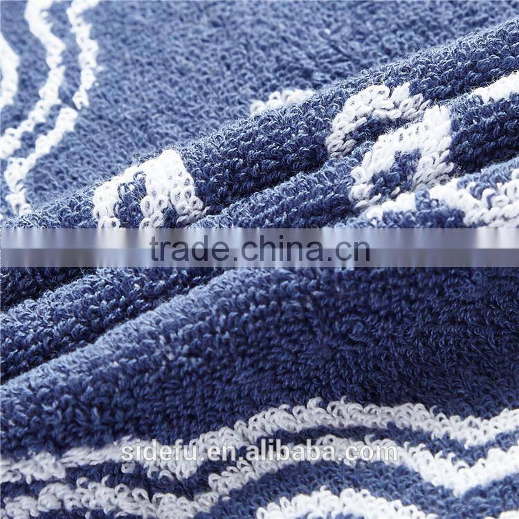 Custom Textured Warm 100 Cotton Noble Yarn Dyed Bath Towel