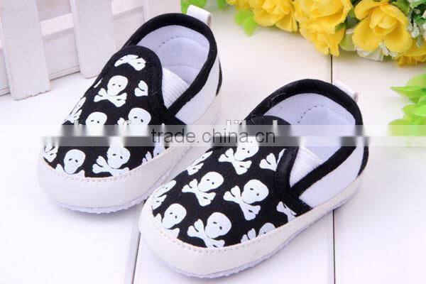 printed skeleton pattern infant shoes