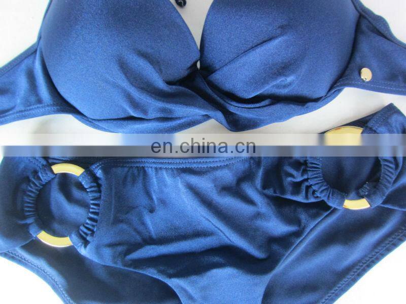 Sexy Dark Blue two pieces swimwear /Bikini