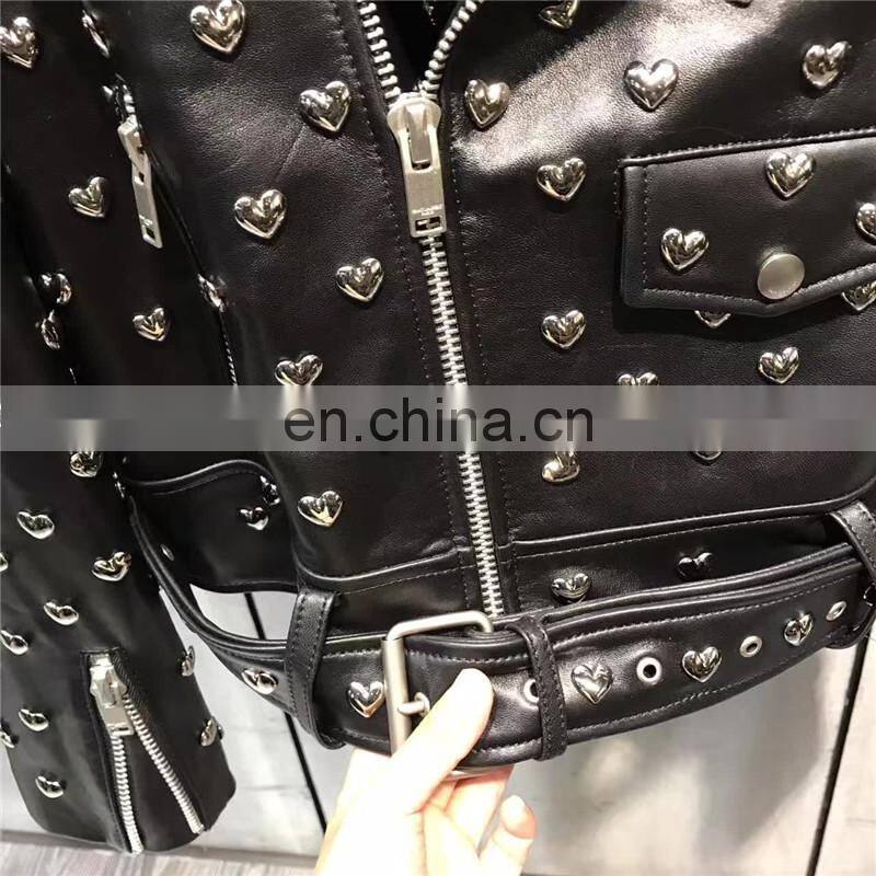 2017 Real Leather Jackets Wholesale Women Fashion Sheepskin Jackets for Ladies