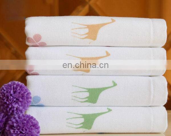 double layers gause style adult face towel printed