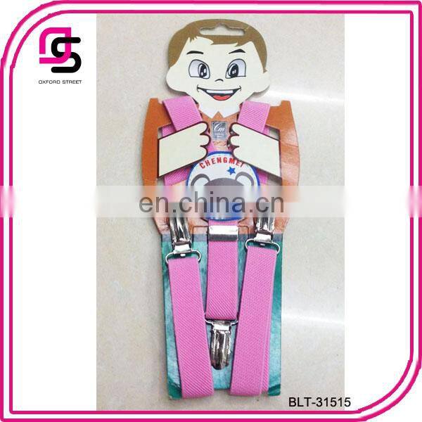Wholesale cheap solid colour children suspender