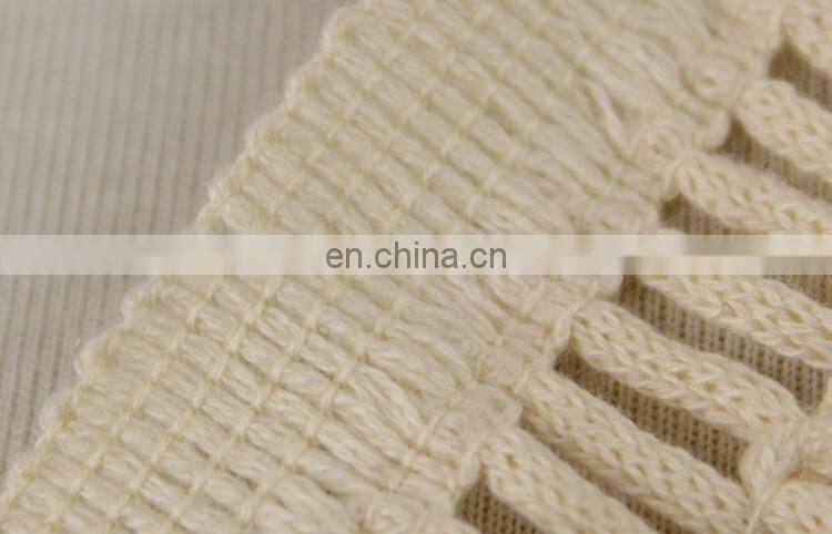 New design fancy embroidery natural ladder cotton lace trim for bag
