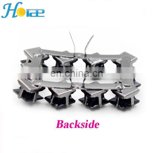 high quality cheap rhinestone shoe accessory shoe buckle decoration for footwear and bag