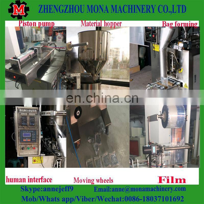 Automatic sachet bag liquid filling packing machine/water milk beverage vinegar liquid automatic water pouch packing machine
