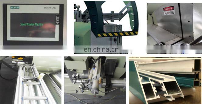 Hot Sale Window and Door Making Machine Double head Cutting Saw for PVC Profile
