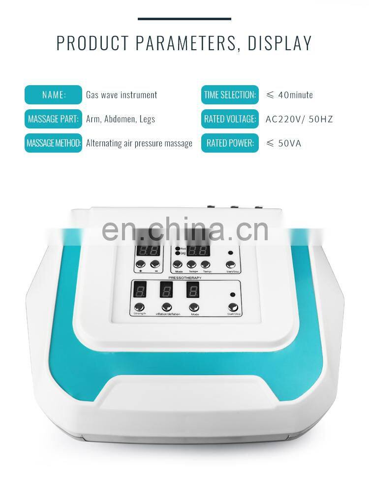 RL-H07 Portable Far infrared pressotherapy machine lymphatic home use