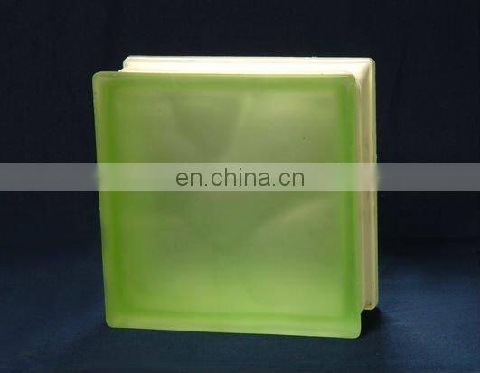 Decorative glass brick , colored glass blocks