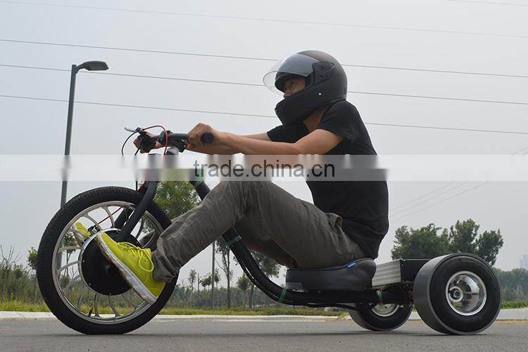 China Big wheel adult electric drift tricycle for sale