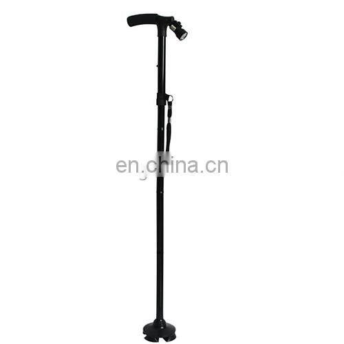 Three Section Luxury Telescopic foldable elderly aluminum Walking Stick