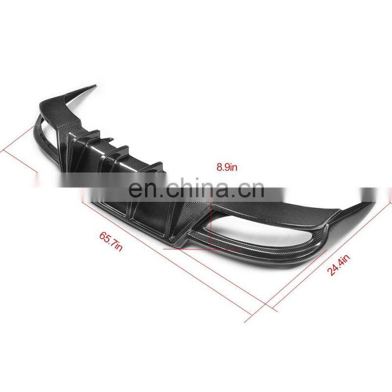 Carbon Rear Bumper Underbody Diffuser for Lexus GS350 13-15