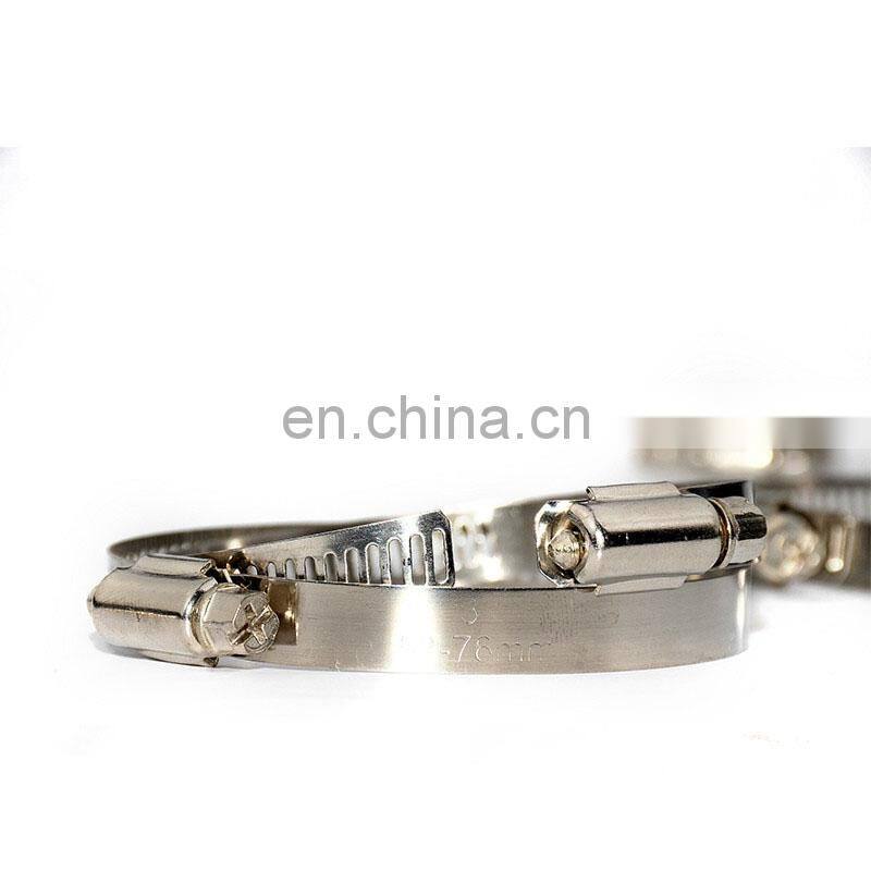 Made in China heavy duty stainless steel hose clamp for auto are truck