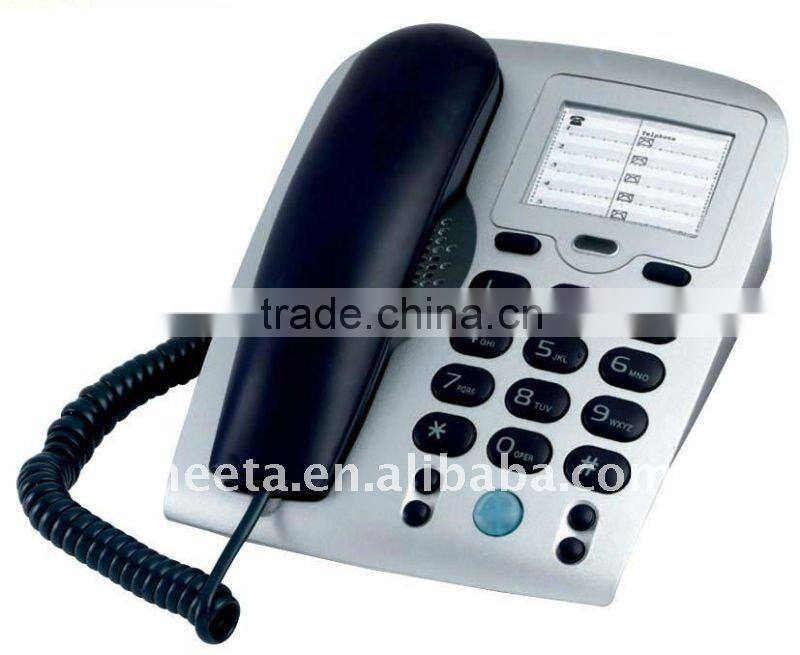 corded basic home telefon with rj11 telephone jack
