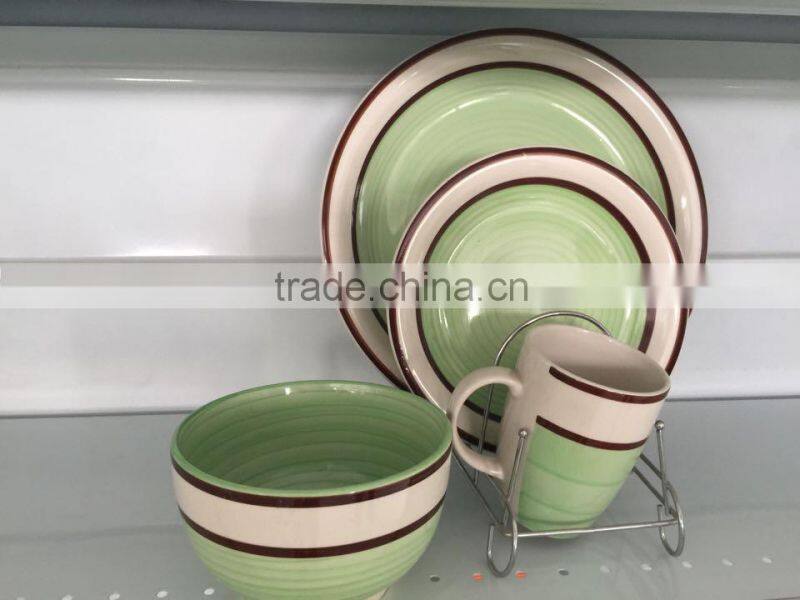 hand made ceramic dinner set,oriental dinner set,enamel dinner set