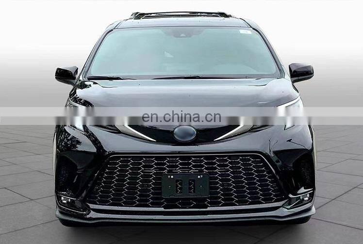 Runde Newest Kit For 2021+ Toyota Sienna Upgrade XSE Sport Body Kit Front Bumper Grille Fog Lights Rear Bumper