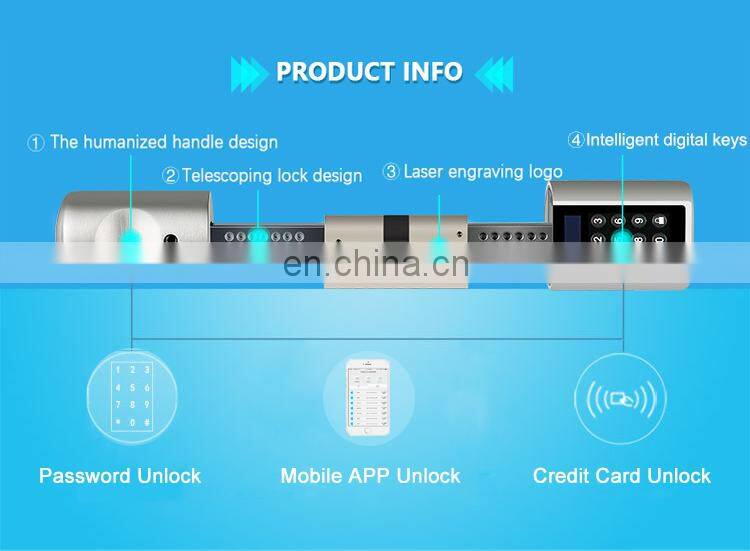 Good price double turn european smart door lock cylinder with certificate