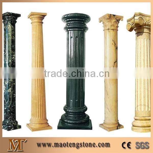 Beige Marble Building Stones, Column Tops, Sculptured Columns
