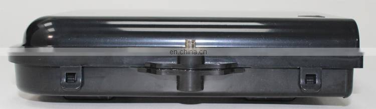 8 Cores 3 input mid-span ports optic fiber ftth Distribution termination box ftth drop cable box black color ABS material