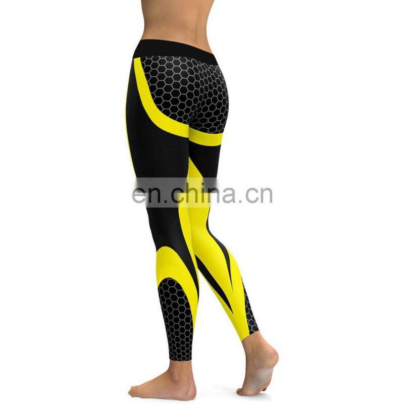 pretty sky blue women Sublimation leggings