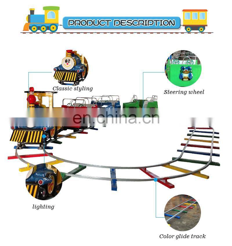 high qualityamusement children track train indoor track train playground for sale