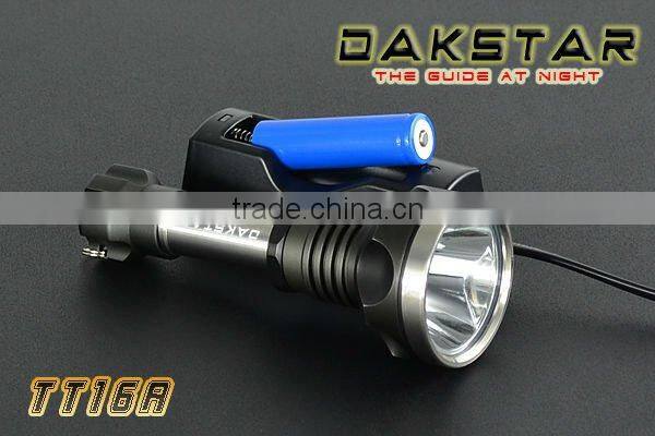 DAKSTAR TT16A 1050LM 18650 High Power Aluminum Police Emergency LED Tactical Flashlight With CREE