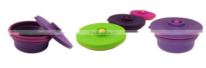 100% Pure FDA LFGB Silicone Pet Food Storage Containers