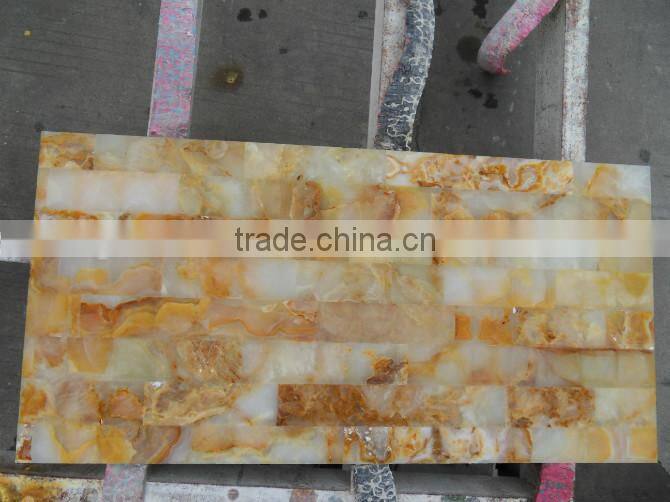 Ice Yellow Onyx Stone