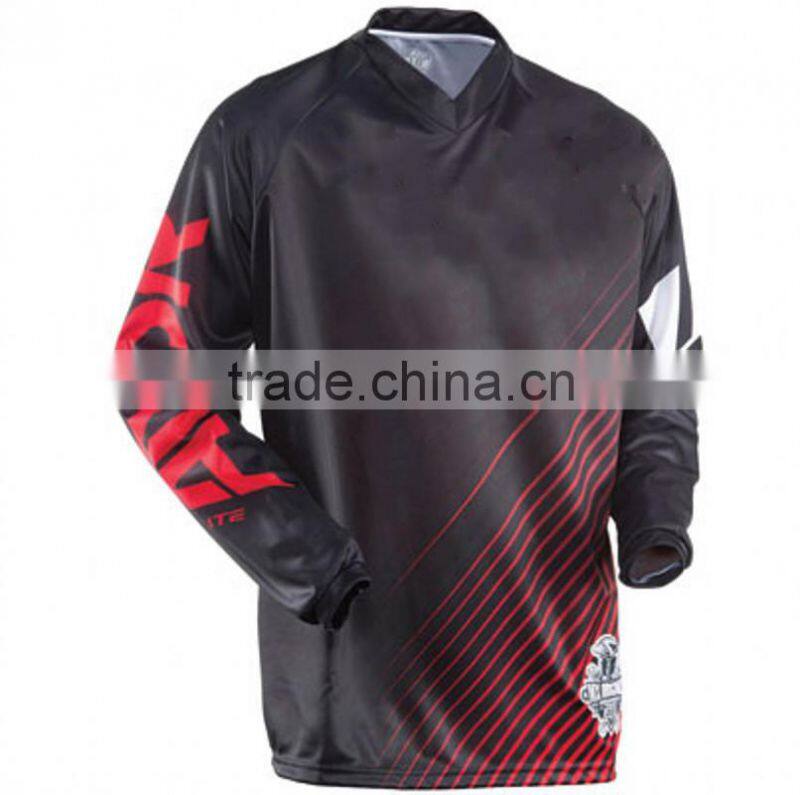 Sublimation printing custom racing bmx jerseys