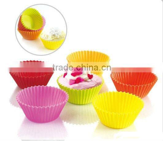 Custom-made round shape silicone cake mold/silicone cake mould