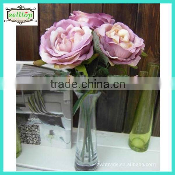 28cm single stem silk artificial rose flower