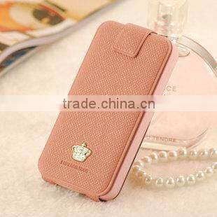 skin for phone,Crown Rhinestone wallet skin covers for iphone 4 4s 5 5g case