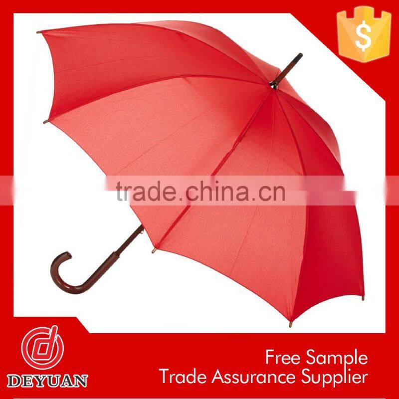 promoting premium classical automatic wood handle umbrella
