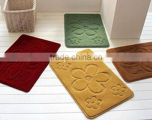 2013 Fashion New design 100% polyester products footprint mat