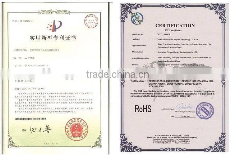 Alibaba hot sales Magnetic Levitating custom photo frames