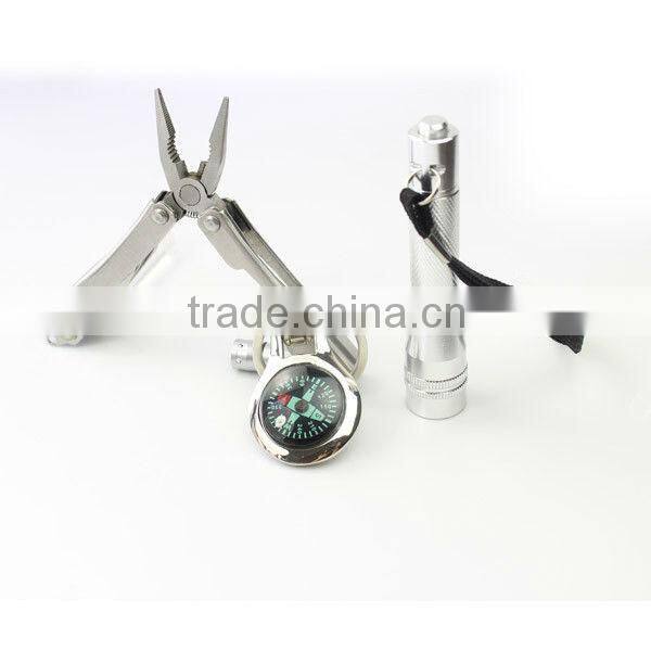 Portable survival tool camping kit