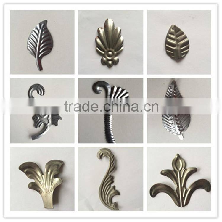 wrought iron stamping products ,cast metal part,cast iron door parts