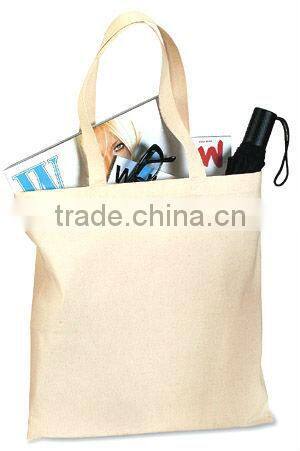 Promotional natural cotton canvas tote bag