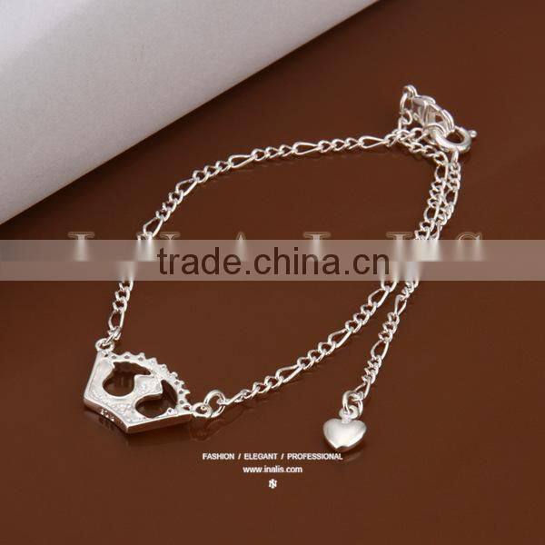 2014 wholesale indian traditional silver anklet jewelry A019