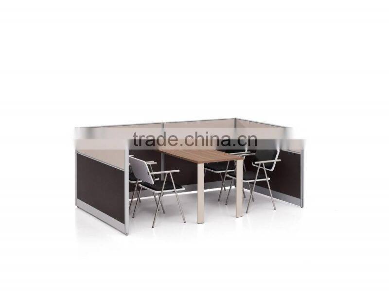Aluminium frame office partition furniture for manager workstation