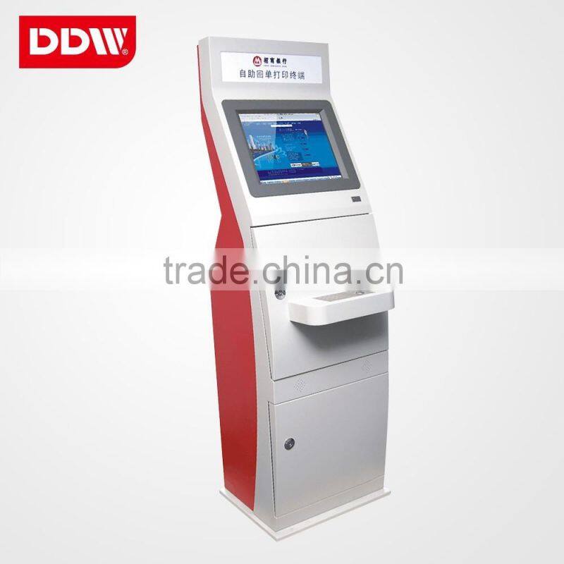 17 Inch Touch Screen kiosk bill acceptor payment kiosk floor standing