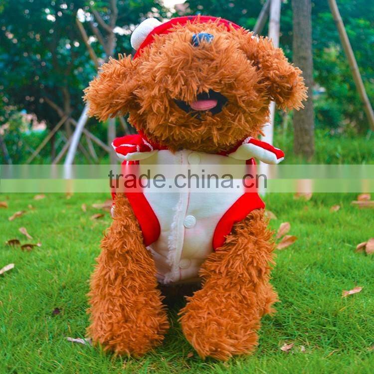 3D Pet Cosplay Carp Jumpsuit Winter Dog Coats Jackets for Small Dogs