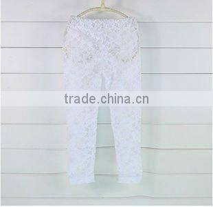 Fashion girls lace leggings,ruffle legging