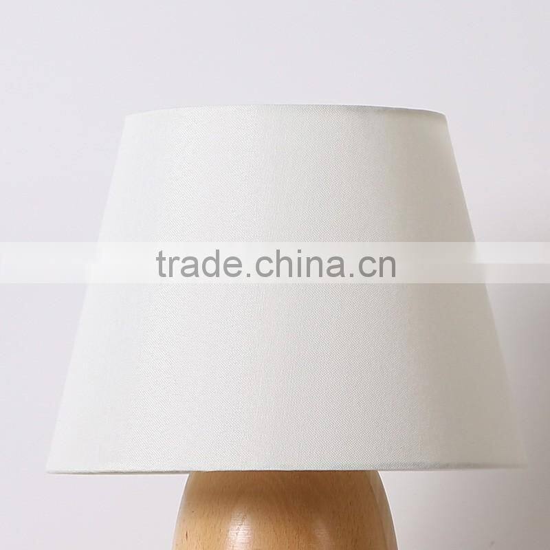 LED Wood table lamp Hot selling in Korea wooden base bedside table lamp LED Wood table Light JK-879-17