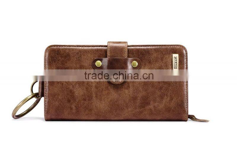 Icarer Genuine Leather Classical Clutch Wallet Bag MT-5508
