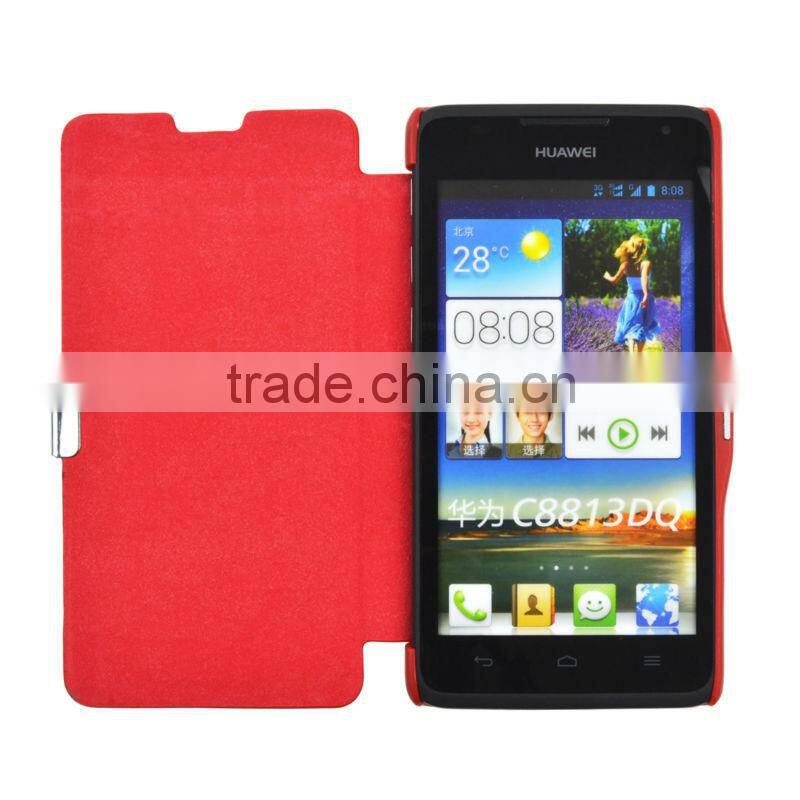 Wholesale price Colorful flip cover case for Huawei Y530