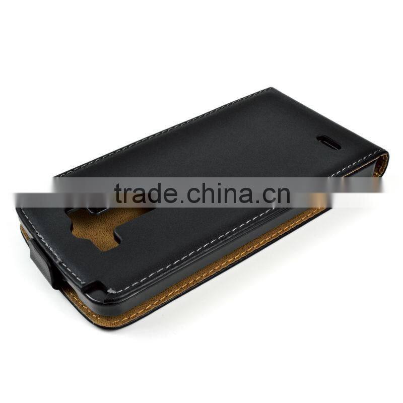 For LG G3 D855 High quality real flip leather cover case