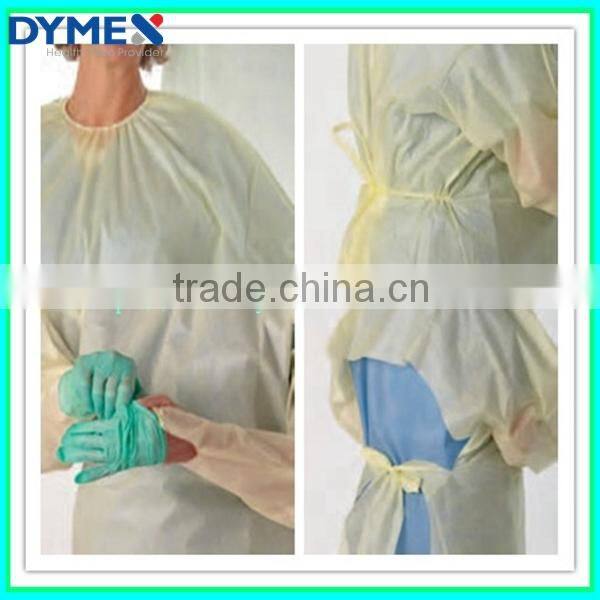 AAMI Level 3 Thumb up Latex Free Anti Fluid Impervious Gown with Open Back