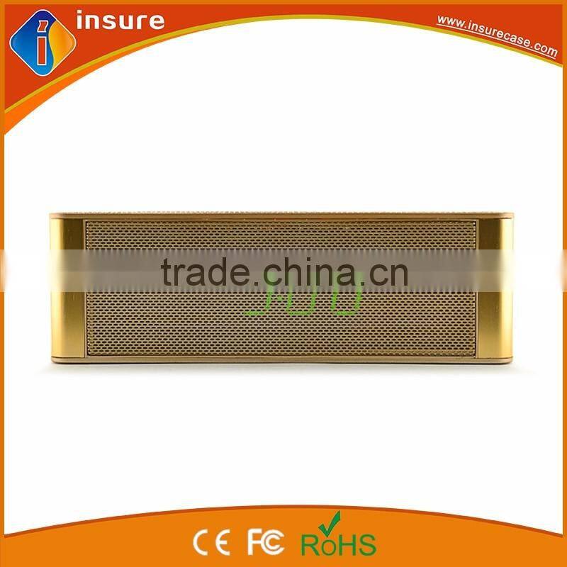 2016 shenzhen factory best portable wireless speakers with clock display